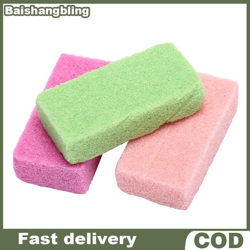 BSBL หินภูเขาไฟฟองน้ํา Exfoliate Foot Care ลบ Hard Dead Skin Feet Rasp BL