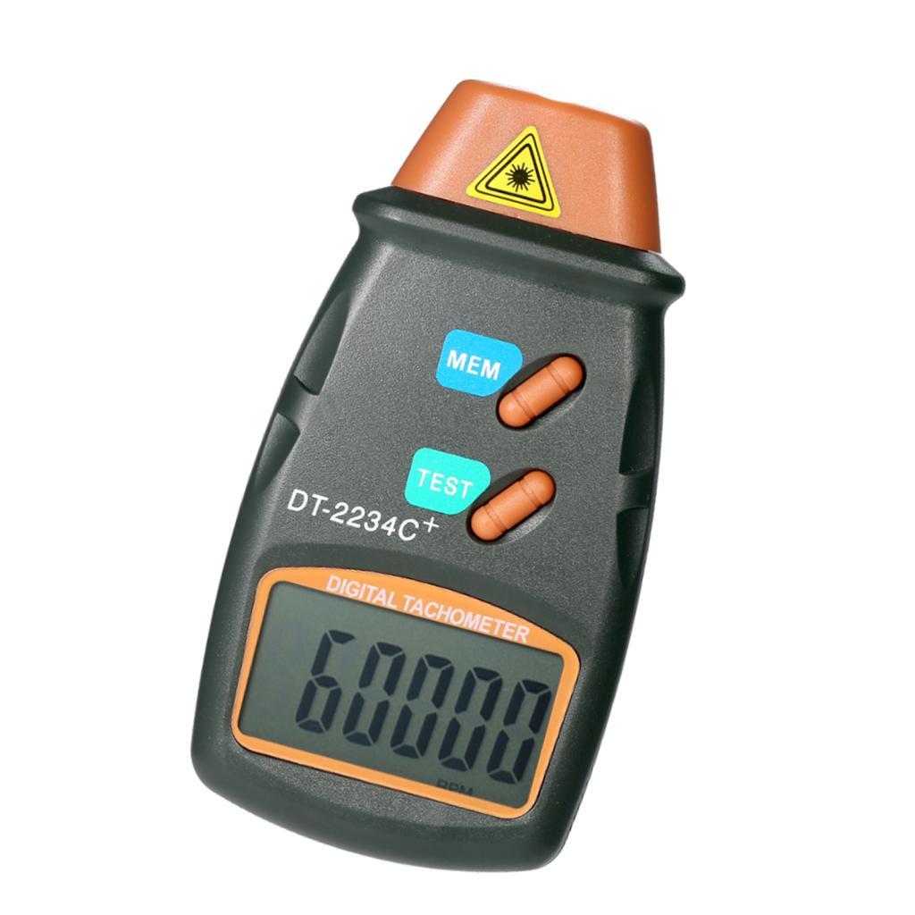 Cooltools มือถือ Digital Photo Tachometer เลเซอร์ Non-Contact Tach Range 2.5RPM-99 999RPM จอแสดงผล L