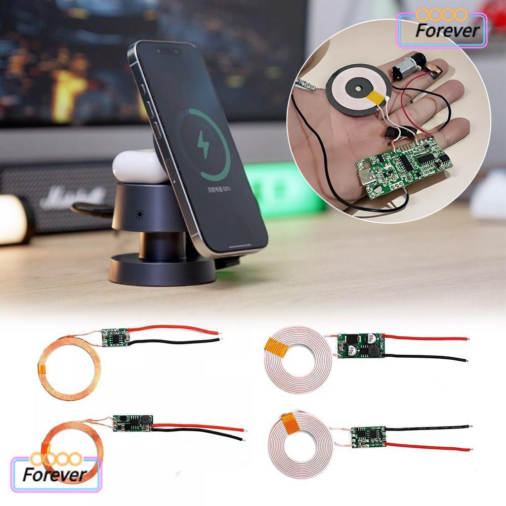 FOREVER โมดูลชาร์จไร้สาย, ตัวรับส่งสัญญาณแหล่งจ่ายไฟไร้สาย, เปลี่ยน 5V1A/5V2A DIY Wireless Charger C