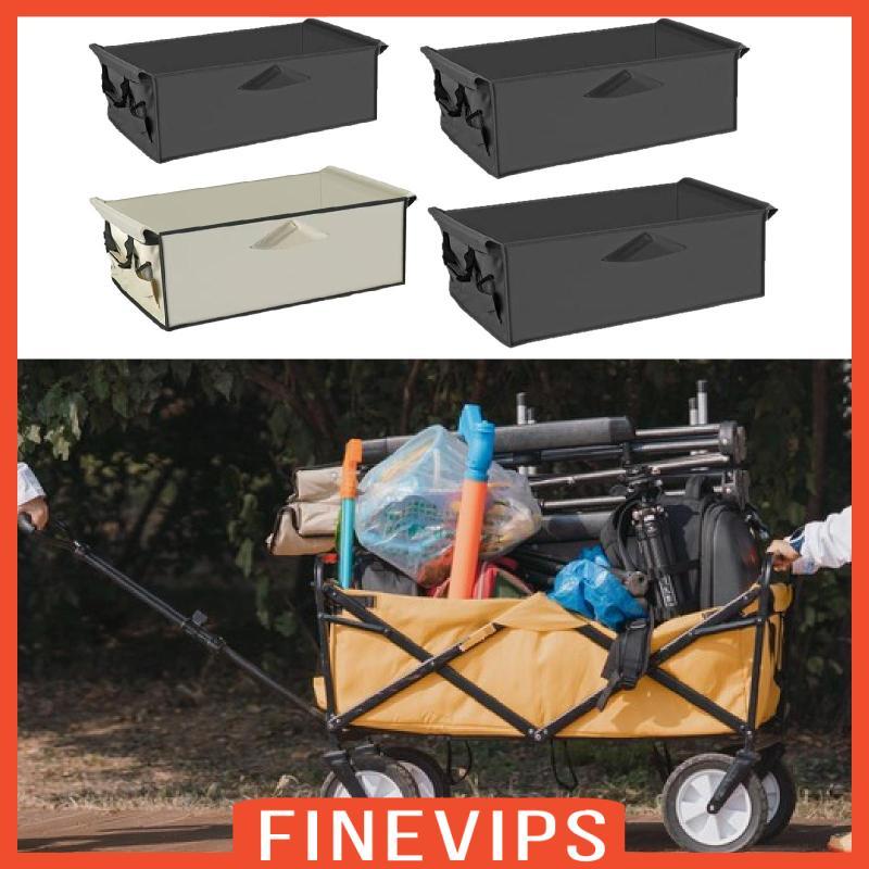 [Finevips] Wagon Liner Camping Cart Liner Portable Wagon Lining Bag for Garden Shopping