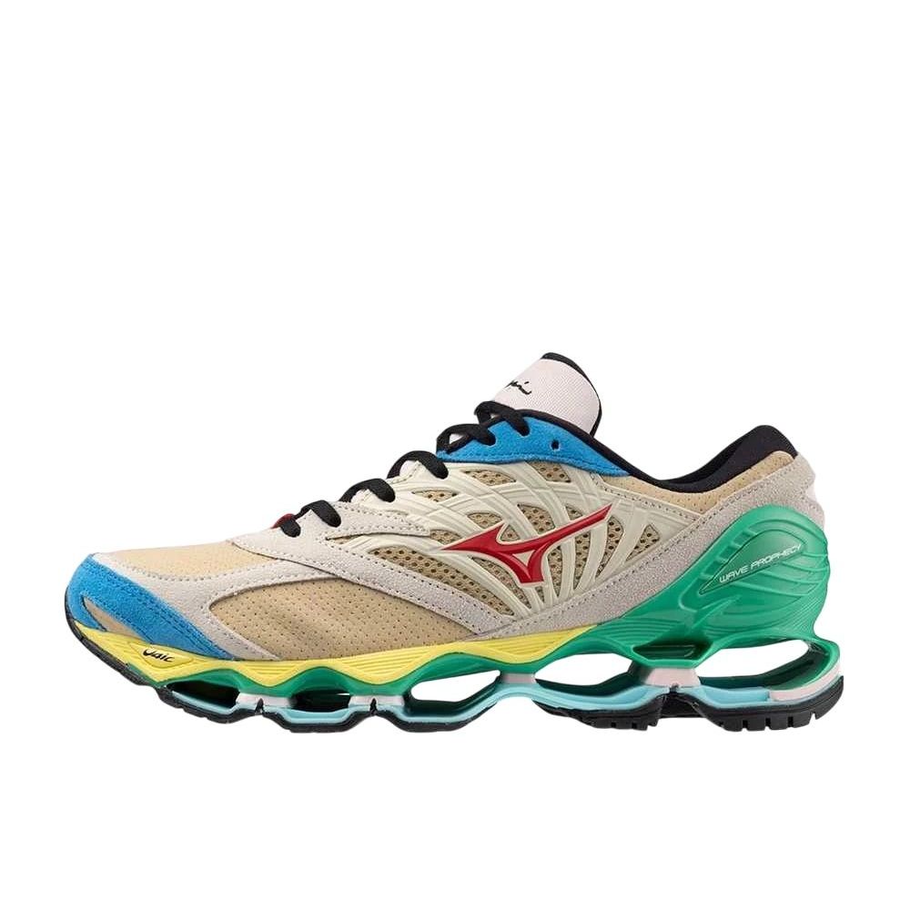 Hiroshi Nagai × Mizuno Wave Prophecy LS BeigeWineGreen Unused