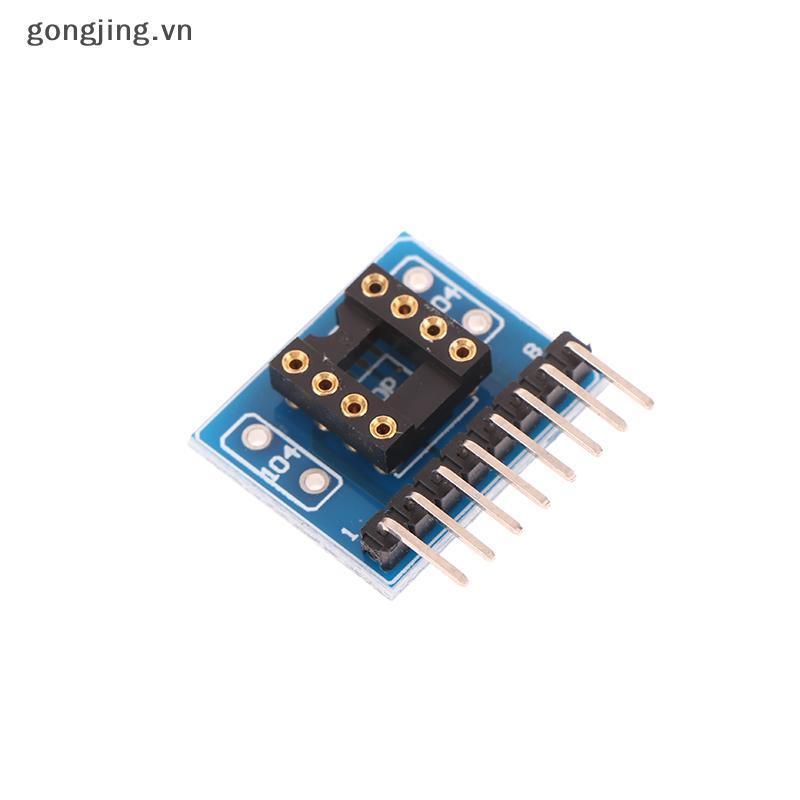 Gongjing Single-row ZIP SIP8 Paage แปลงเป็น Dual-row DIP8 Soet NJM5532 4558 4560 4580 4565 2114L HIF