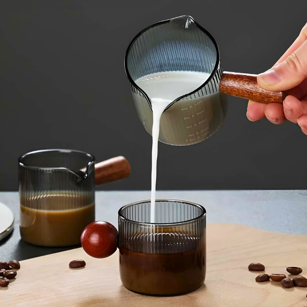 KEMORELA Espresso Shot Measuring Double Spout 120ml ถ้วยตวงกาแฟ - KS12 -FEB26-05