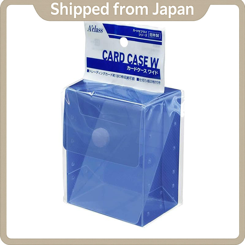 Aclass Card Case W — Compact Plastic Card Holder for ID & Business Cards (Available in Multiple Colo