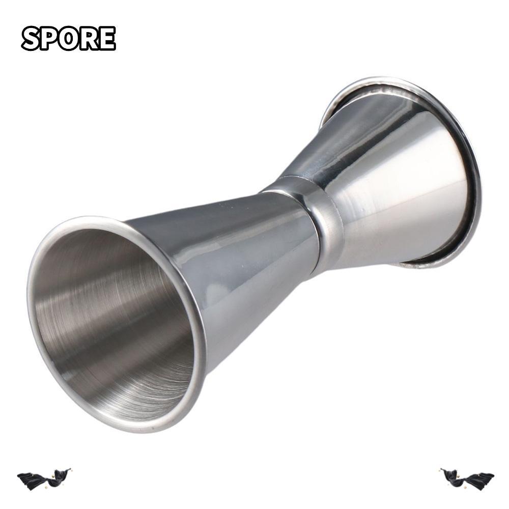SPORE Double Didi Jigger, Shot การวัดภายในบาร์วัด Jigger, วัด OZ/ML แถบสแตนเลส Jigger Party