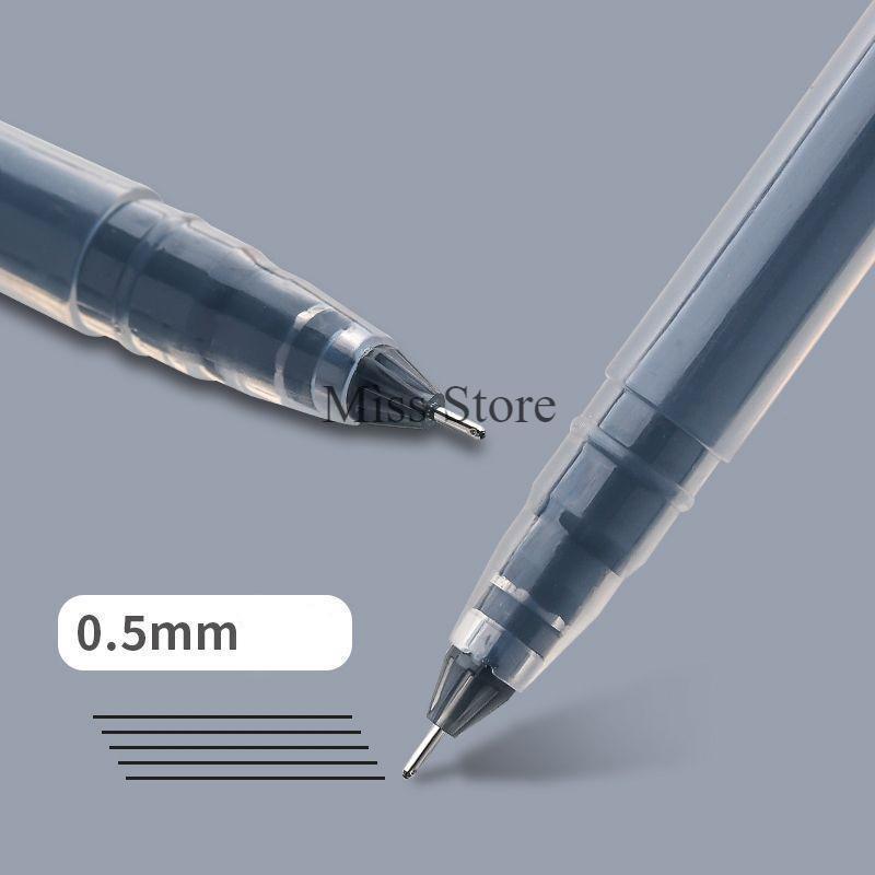 ปากกาเจล ขนาด 0.5 มม.หัวเข็ม หมึกคมชัด  3 สีน้ำเงิน แดง ดำ ใช้ได้นาน แห้งไว สีคงทน ไม่ซีดจาง สินค้าพร้อมส่ง