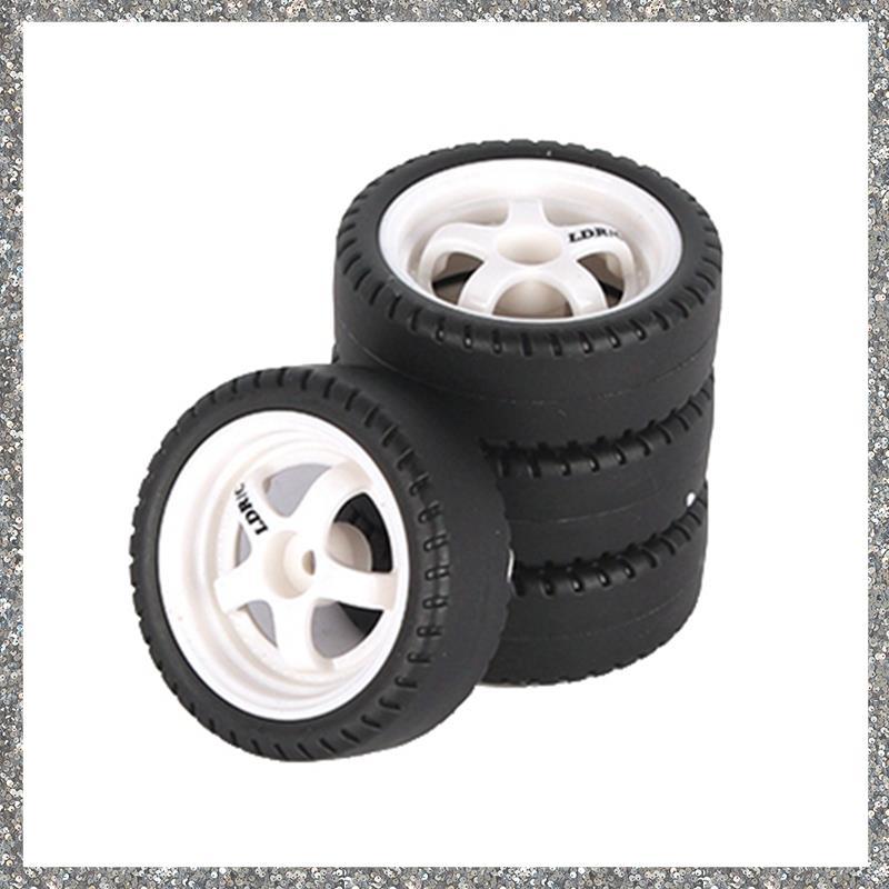 [feidan33.ph] 4 ชิ้น 33 มิลลิเมตร RC Drift ยางล้อ Hard Tyre สําหรับ LDRC AE86 A86 A86P LD1801 1/18 R