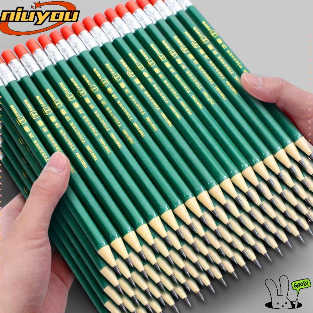 ดินสออัตโนมัติ NIUYOU มาพร้อม Sharpener Sketch Drawing Writing Tool ดินสอกด, Simple Press Type 2.0MM