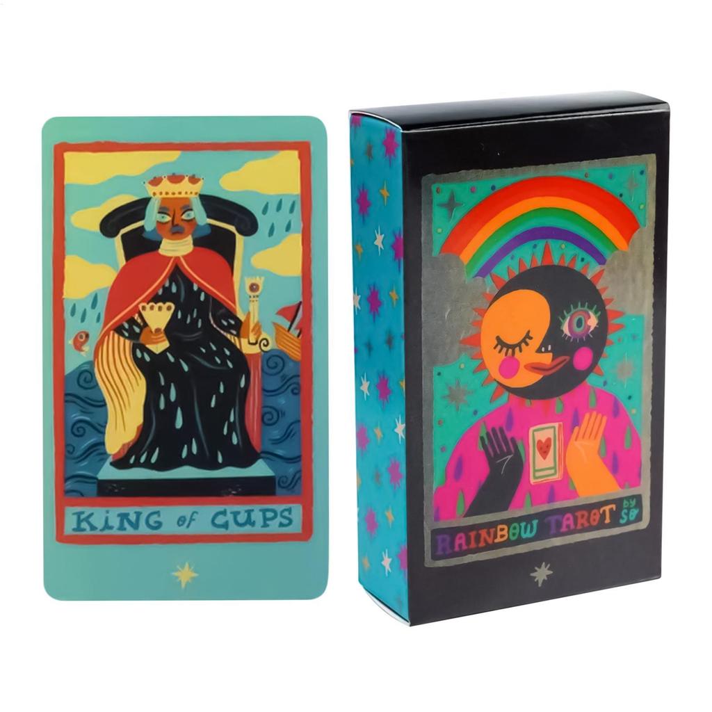Tarot 78 Tarot Deck Original Tarot Cards สําหรับผู้เริ่มต้น Tarot Divination เครื่องมือ Rider Tarot 