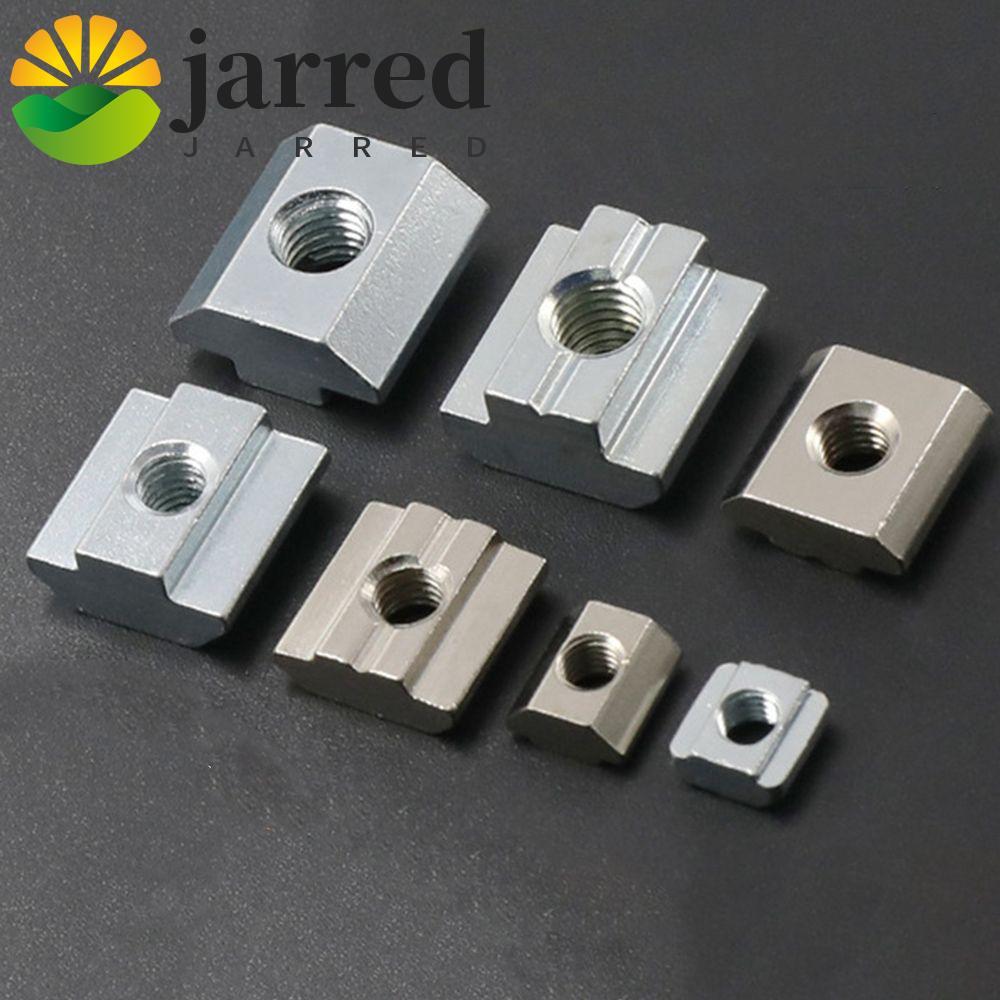 JARRED Nuts Aluminium Profile T Block 2020 3030 4040 4545 Square T Slot Nut