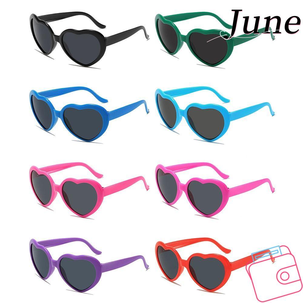 แว่นกันแดดหัวใจ UV400 สำหรับคอสเพลย์และงานฮาโลวีน สไตล์แฟชั่นสำหรับผู้หญิง