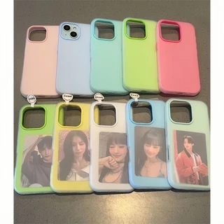 เคสโทรศัพท์สีทึบสำหรับIPhone 15 11 13 16 Pro Max 14 15 Plus 12 14 13 11 Pro 13 Pro Max ป้องกันการตกและป้องกันรอยขีดข่วน