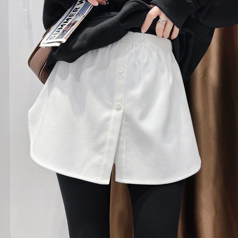 遮屁帘秋冬季卫衣打底神器小屁帘子内搭下摆百搭打底裤女加厚抗皱The Hem of the Men's and Women's Skirts with a Fart Curtain26.3.2