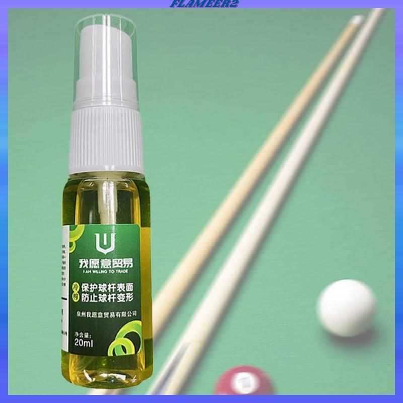 [Flameer2] Pool Cue Oil 20ml น้ำมันทำความสะอาดและบำรุง cue stick เพื่อประสิทธิภาพที่เหนือกว่า