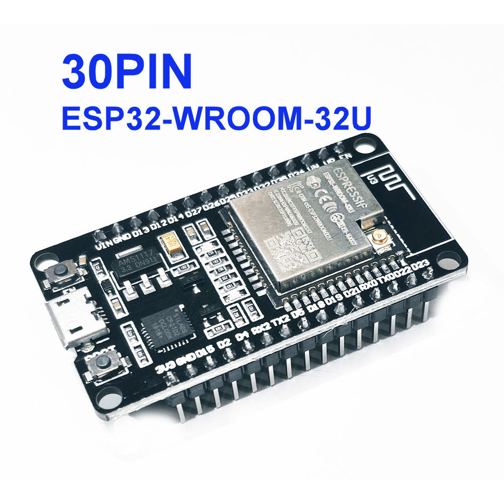 ESP32 (Auto upload) WiFi+Bluetooth ESP32-WROOM-32U 30PIN