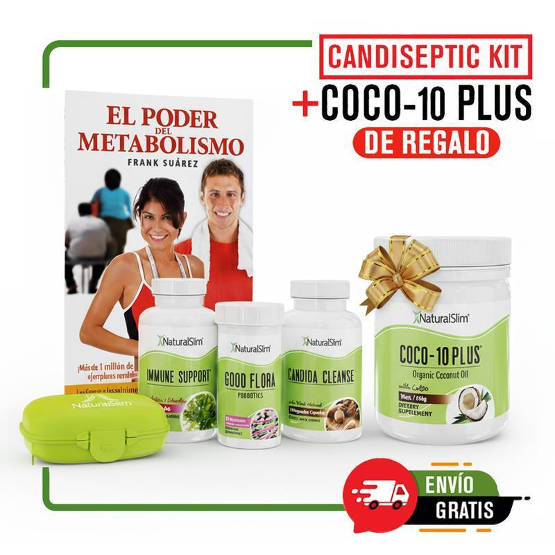 Candiseptic Kit แคนดิดา ทําความสะอาดและ Frank Suarez Book