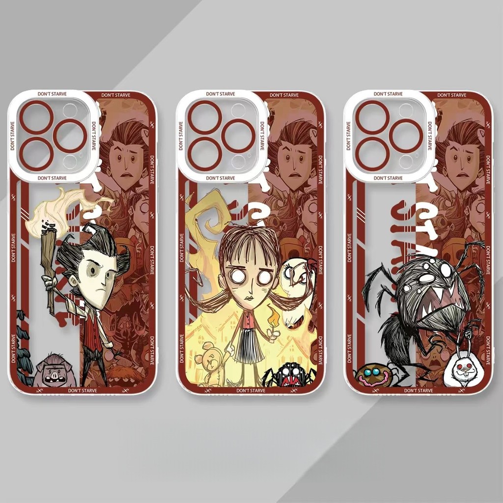 Dont Starveเคสโทรศัพท์อินเทรนด์สําหรับIphone 6 6S 7 8 12 13 Pro Max 12 13 mini 12mini 13mini 7+ 6+ฝา