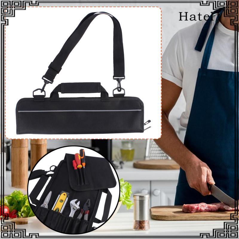 [Hatel] Chef Knives Storage Bag Knife Holder Oxford Cloth Professional Cutlery Carrier for Kitchen O