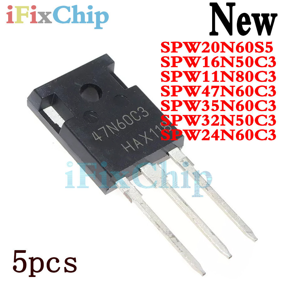 5pcs SPW47N60C3 47N60 47N60C3 SPW35N60C3 35N60C3 SPW32N50C3 SPW24N60C3 24N60C3 SPW20C3 SPW12S ทรานซิ