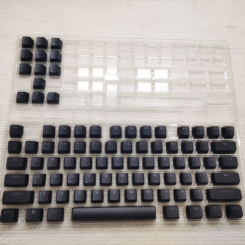 keycap sa keycap Logitech G715 G713 G PRO X TKL คีย์บอร์ดแบบกลไกปุ่มกดเดี่ยวปุ่มกดโปร่งใส PBT สีดํา