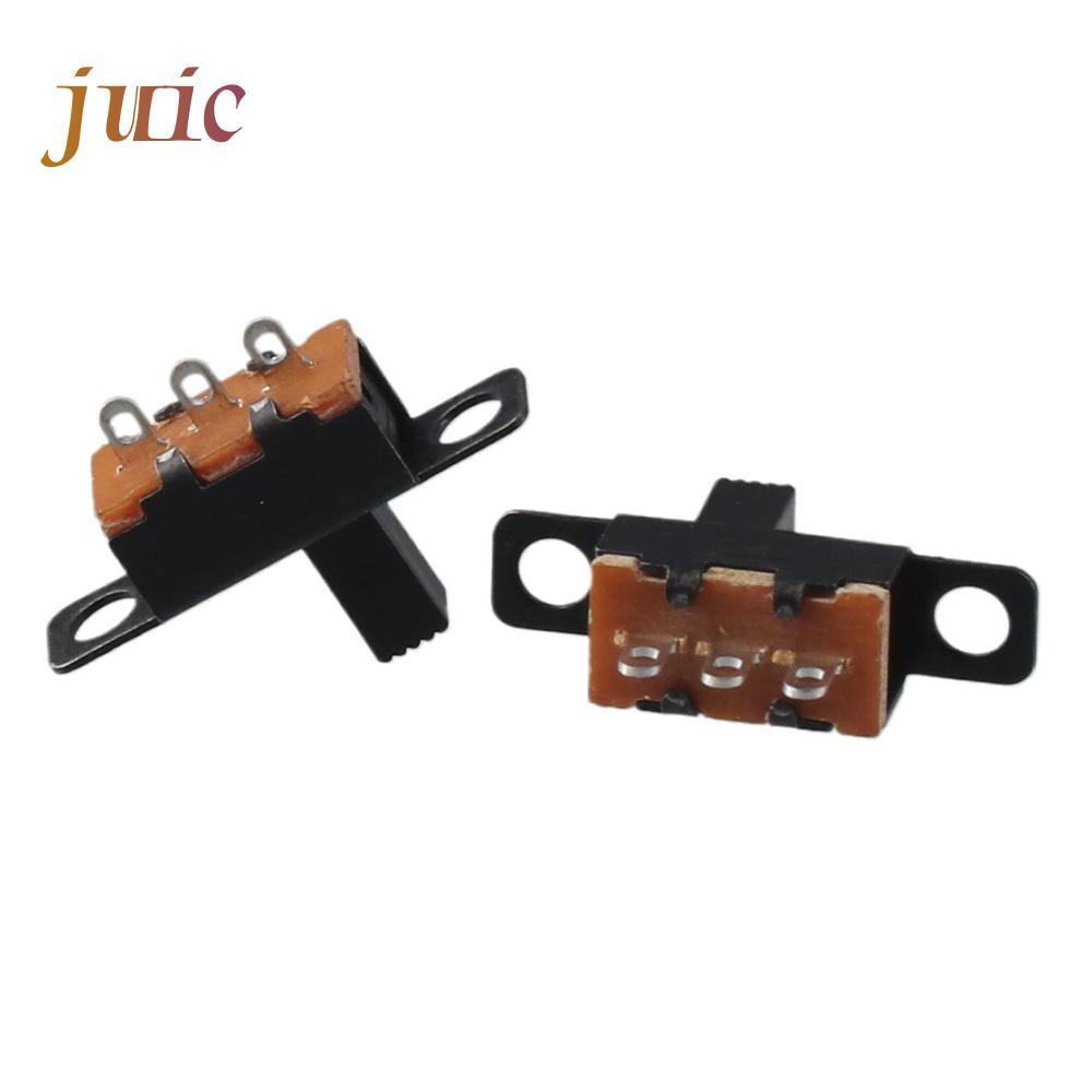 น้ําผลไม้ 8 ชิ้นสวิตช์สไลด์, SS12F15VG6 3 ขา 2 ตําแหน่ง Micro Mini Toggle Switch, 6 มม.แผง DC 50V 0.