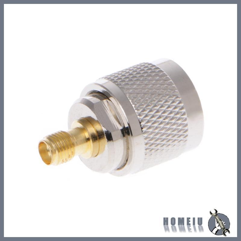 HOMEIU SMA Female To UHF Male PL259 PL259 ตัวเชื่อมต่ออะแดปเตอร์ Coax