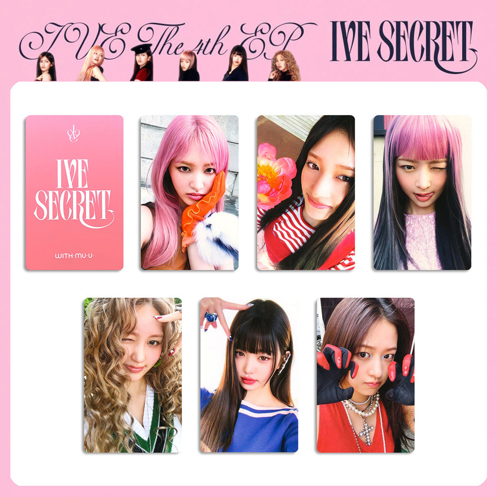 Card ive Album Photocard secret Card Bonus Album mdloveddigipack Photocard ive WRGC