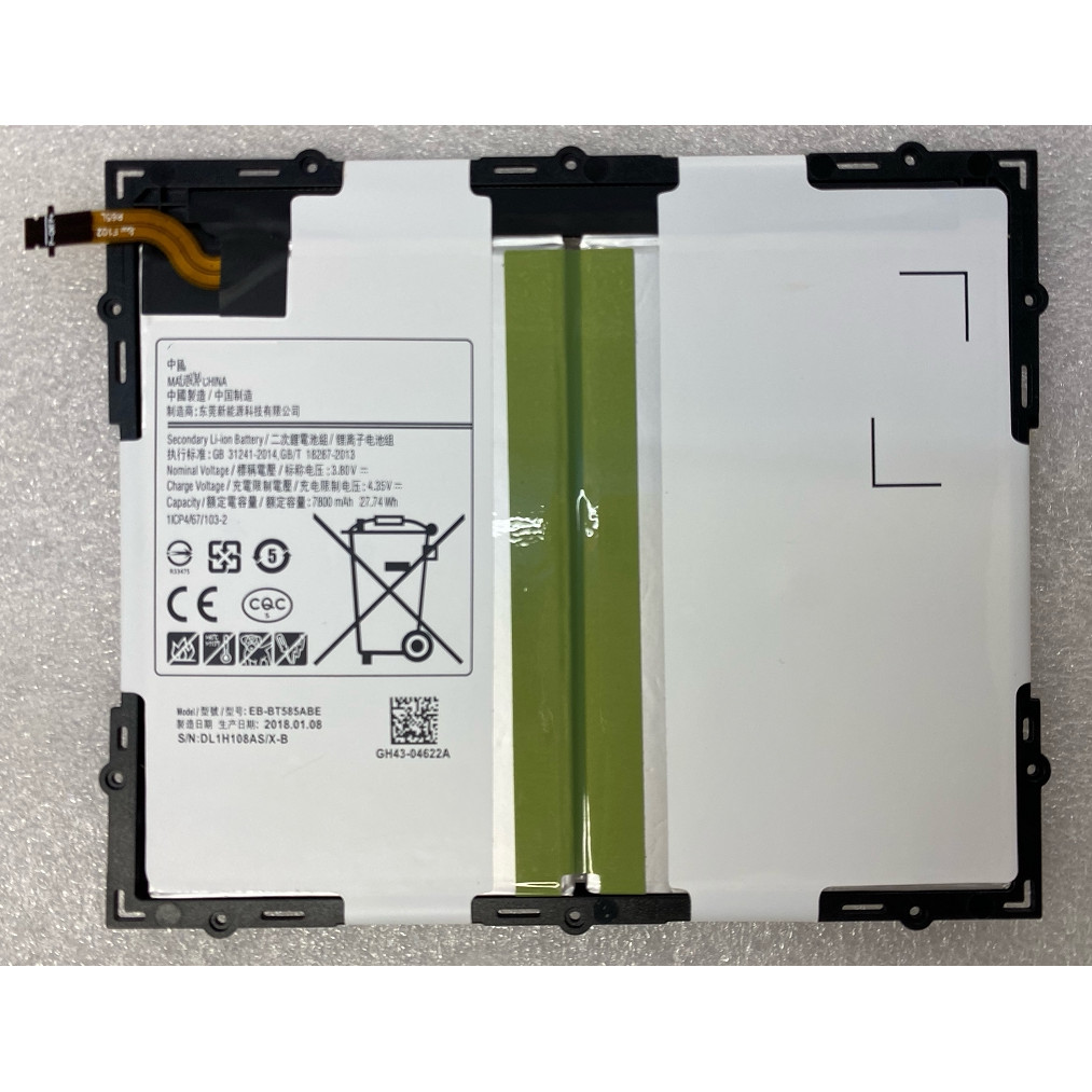 เหมาะสําหรับ SM-P580 P585 T583T585EB-BT585ABE แบตเตอรี่แท็บเล็ตพีซี