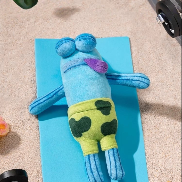 POP MART GONG SpongeBob ซีรีส์ Bikini Bottom กล่องสุ่ม พวงกุญแจขนนุ่ม ปลาแฟนซี ของแต่งกระเป๋า ราคา ถูกที่สุด ดีลบีเคเค แกลเลอรีภาพที่ 3
