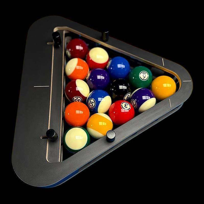[gazi] Professional Pool Ball Ra ปรับได้ 8 9-Ball สามเหลี่ยมสําหรับ Tournament Play อุปกรณ์บิลเลียดส