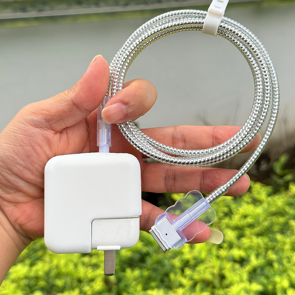 Apple MacBook pro Charger เคสป้องกัน Air คอมพิวเตอร์ 30/35/67/70/140W สายเคเบิลข้อมูลไขลานเชือก