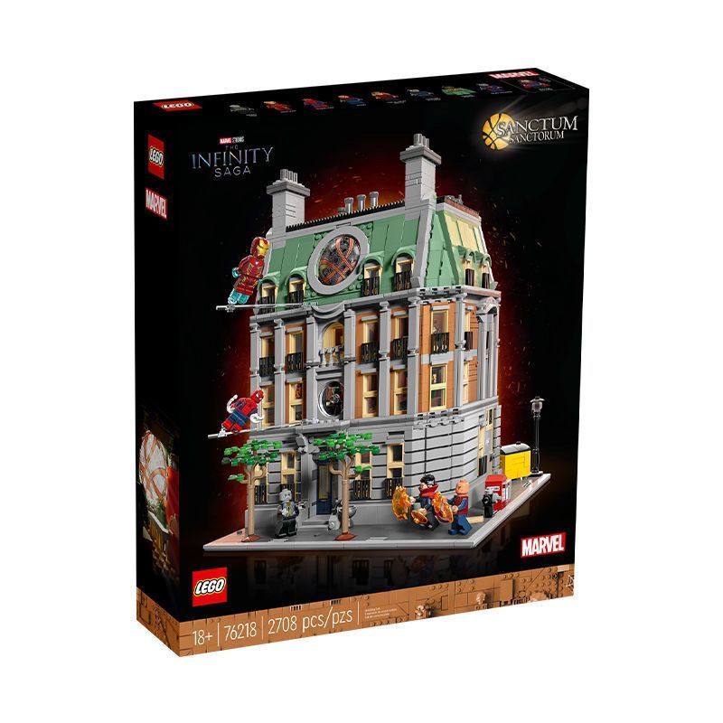 [เลโก้ 76218] Lego Superhero Doctor Strange Supreme House การศึกษาประกอบอาคารบล็อกของเล่น