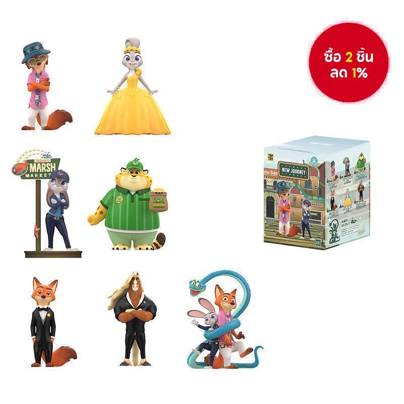 TOPTOY Disney Series Zootopia 2 New Journey Figure Nick(9.5ซม.a9.5ซม.)