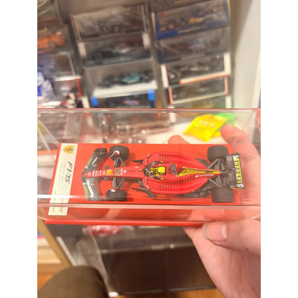 F1 Racing รุ่น LookSmart 1: 43 Ferrari Le Claire 2022 F1-75 อิตาลี Monza เปลี่ยน bbr ฐานสไตล์เดียวกั