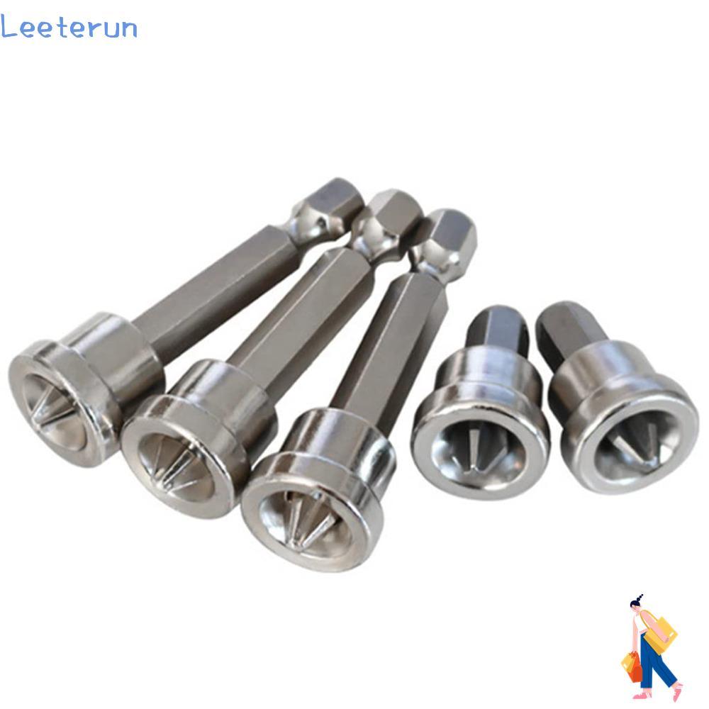 LEETERUN Drywall Screw Bit, PH2 50 มม./25 มม. Drywall Dimpler Bit, Sheetrock Screw Steel Locating Bi