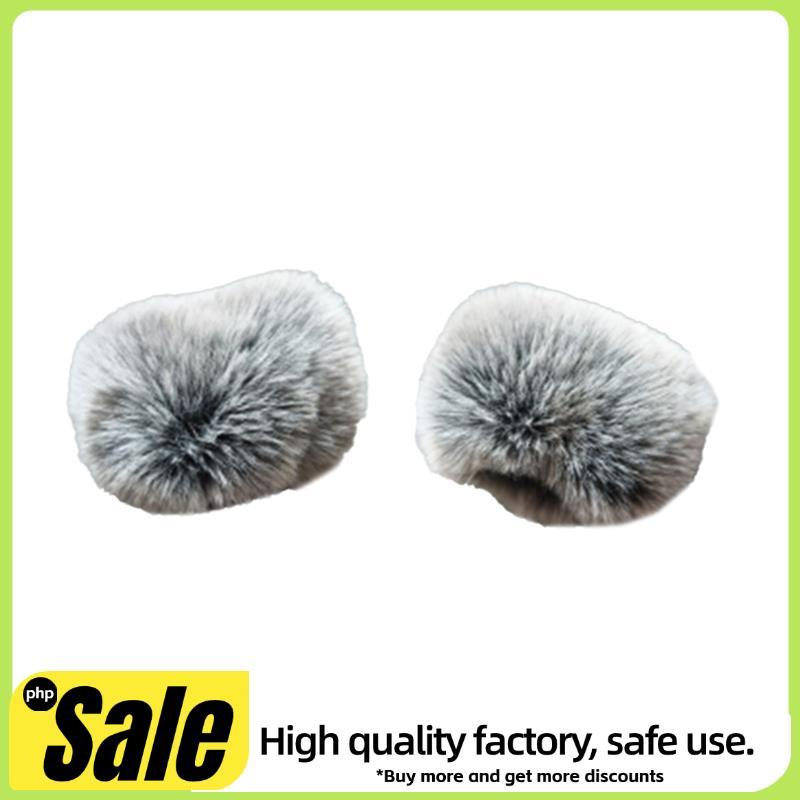 ฝาครอบลม 2 ชิ้นสําหรับ ZOOM H1 Essential Essential Recorder Mic Fur Cover ฝาครอบไมโครโฟน