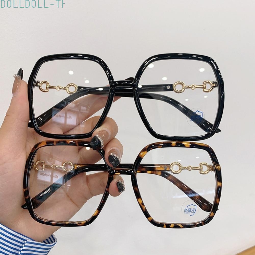 [Dolldoll]Fashionable Large Frame Square Eyewear for Myopia Lightweight and Durable Design