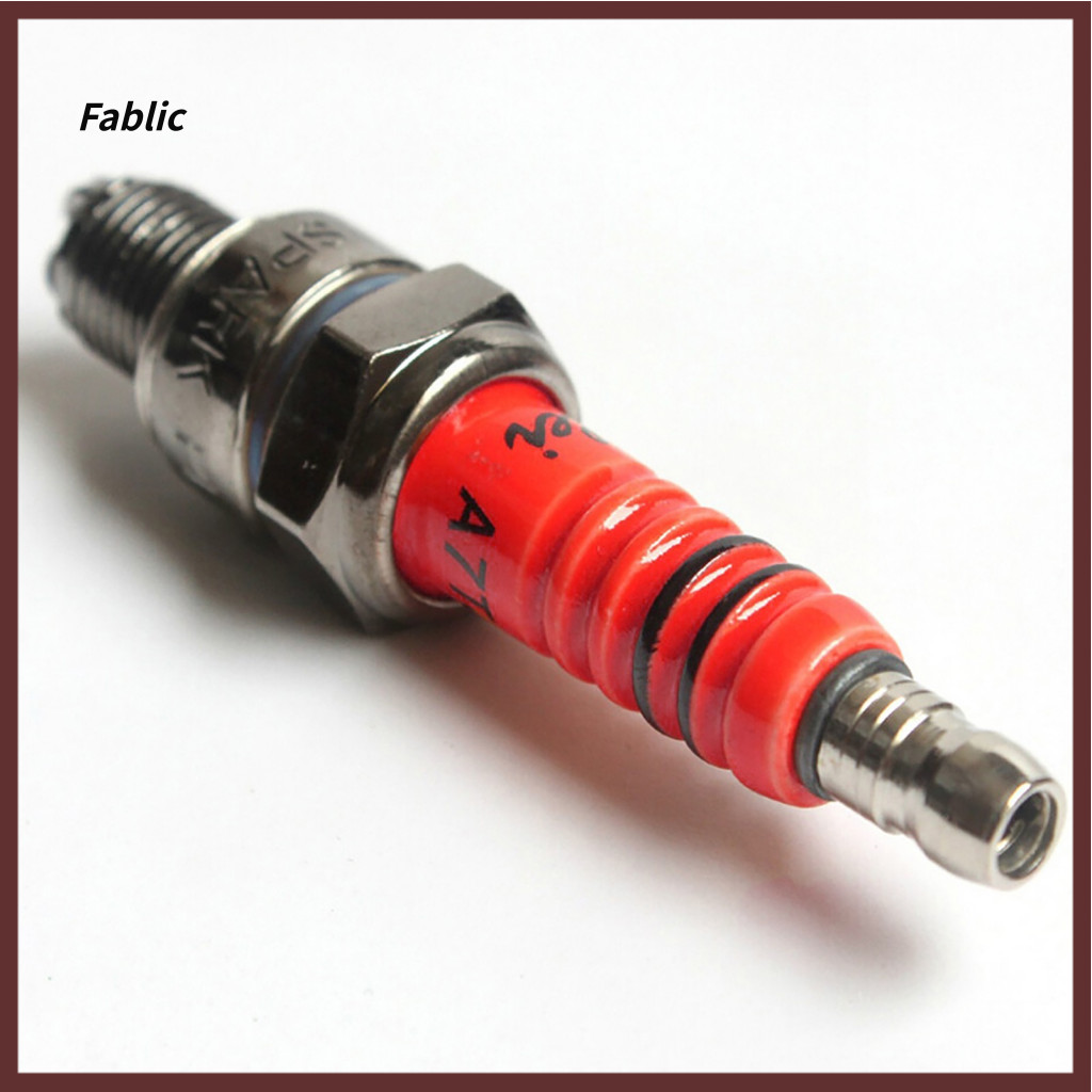 Fablic 1 PC Spark Plug A7TC A7TJC 3 Electrode GY6 50cc-125cc Moped สกู๊ตเตอร์ ATV Quads
