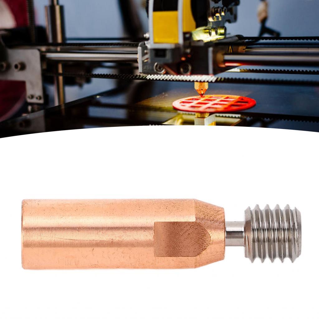 Mingzhe 3D เครื่องพิมพ์โลหะผสมทองแดงสีแดง Bimetal คอหัวฉีด Heat Break Tube Ender 3 Hotend CR6 CR10 S