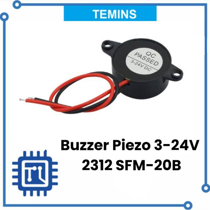 Piezo Active Electric Buzzer 3-24V SFM-20B
