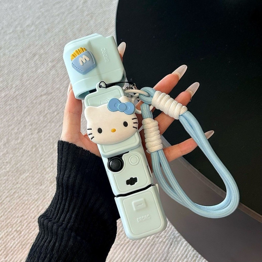 เคสน่ารักสําหรับ DJI OSMO Pocket 3 ปลอกซิลิโคนฝาครอบเลนส์สําหรับ Pocket3 อุปกรณ์เสริมเคสกล้อง