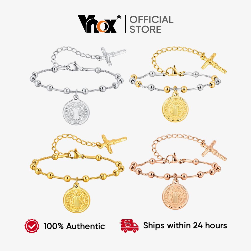 สร้อยข้อมือเคลือบทองเหลือง hypoallergenic non-tarnish แบบเรียบหรู เหมาะสำหรับพิธีศักดิ์สิทธิ์ และเป็นเครื่องประดับของขวั