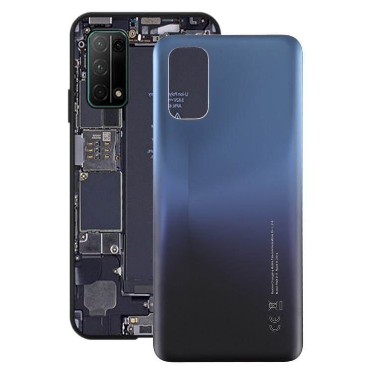 อะไหล่มาใหม่ สําหรับ OPPO Realme 7 5G RMX2111 ฝาหลังแบตเตอรี่ (สีน้ําเงิน)