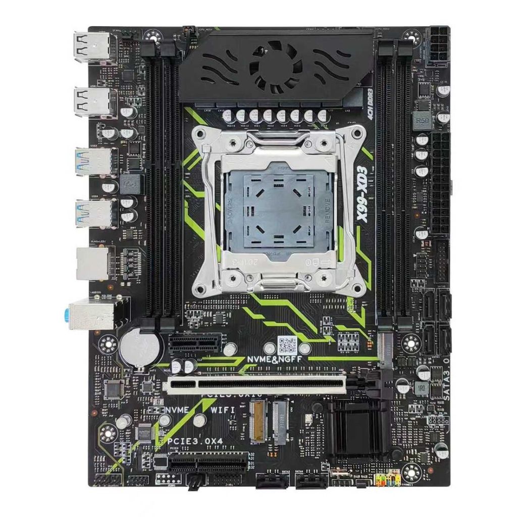 ยี่ห้อใหม่ Angxun X99 เมนบอร์ด XD3/XD4 DS3 Original C612 เมนบอร์ดคอมพิวเตอร์ 2011 Pin E5 2666V3V4cpu