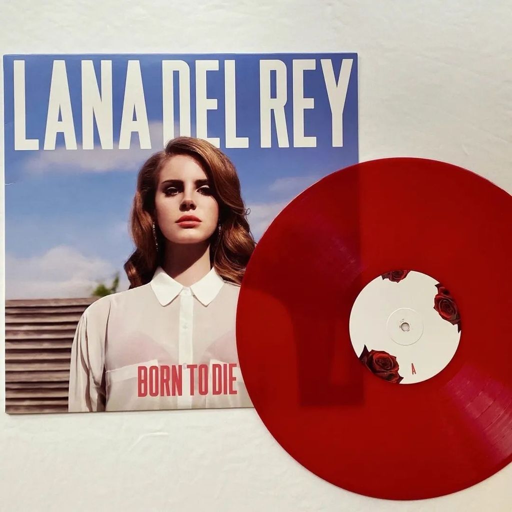 Lana Del Lana Del Rey Born To Die Lana Del Rey แผ่นเสียงไวนิล lp กาวสีแดง 26313Thunder Sister กาวสีแ