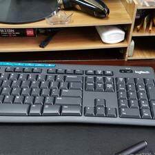 คีย์บอร์ดไร้สาย Logitech K270K275K345K470 คีย์บอร์ดเดี่ยวพร้อมตัวรับสัญญาณโดยไม่มีเมาส์)