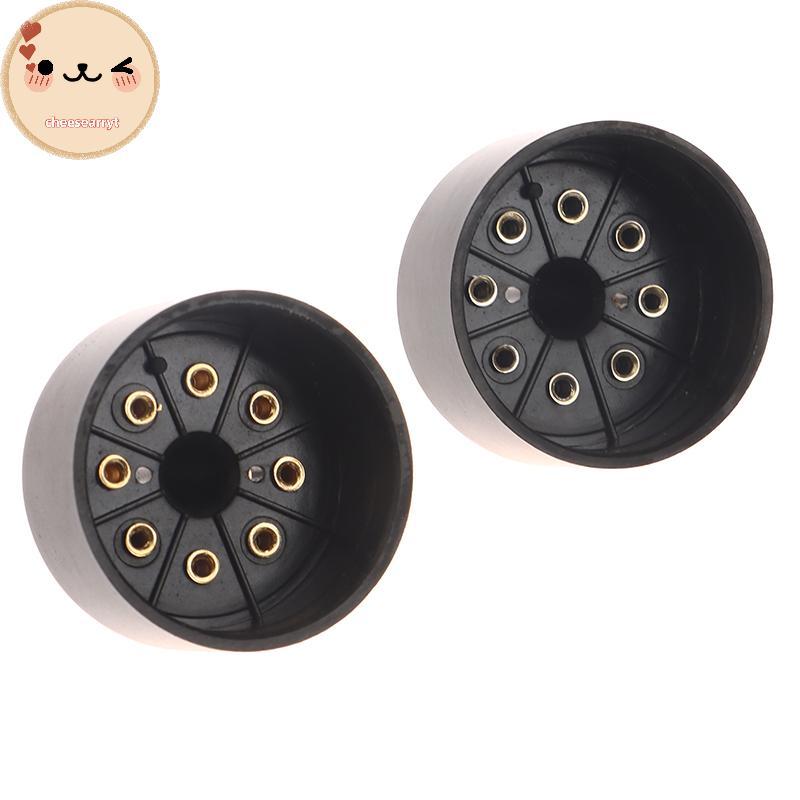 Chee 1 PCS 8Pins Bakelite Tube Soet S8AES Bakelite Tube Base สําหรับ EL34C EL34 สูญญากาศหลอดเครื่องข