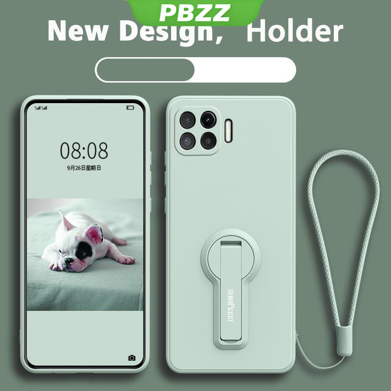 PBZZ FOR เคส Casing OPPO A93 4g F17 PRO OPPO Reno 4F reno4 F phone case Softcase Liquid Silicone Protector Smooth shockproof Bumper Cover new design 360° with holder YTXZZJ01