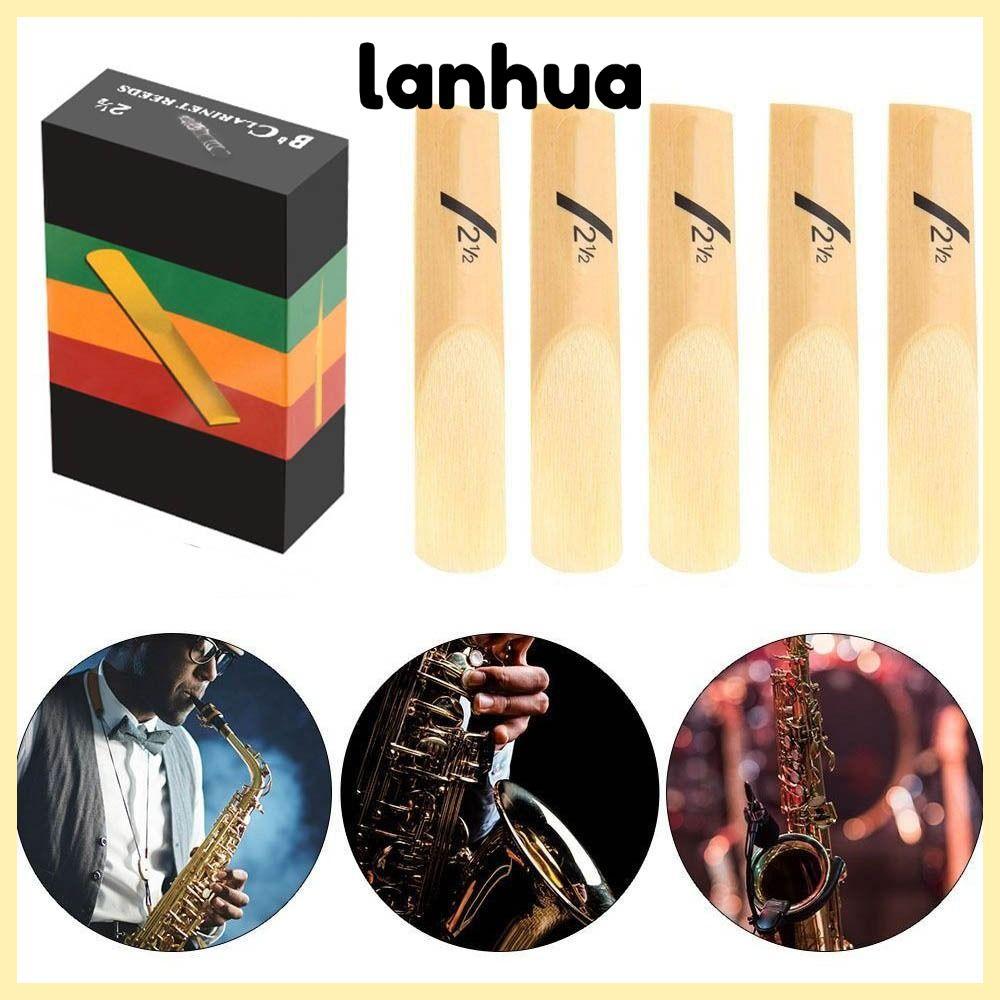 LANHUA Clarinet Reed, Reed 1.5/2.0/2.5/3.0/3.5/4.0 แซ็กโซโฟนนกหวีด, Bb 10 ชิ้น Strength Bb Tone Clar