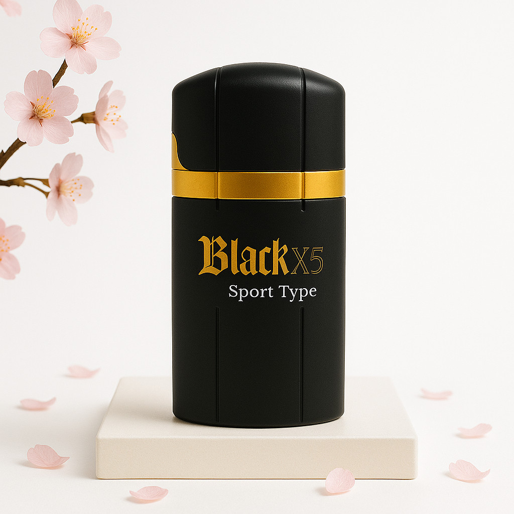 น้ำหอม BLACK X5 SPORT ขนาด 80ml กลิ่นหอมสดชื่น สไตล์สปอร์ต เท่และมั่นใจ ติดทนนาน กลิ่นสะอาด เท่ มั่นใจ